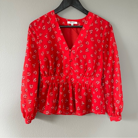 MADEWELL BLOUSE - Picture 1 of 5